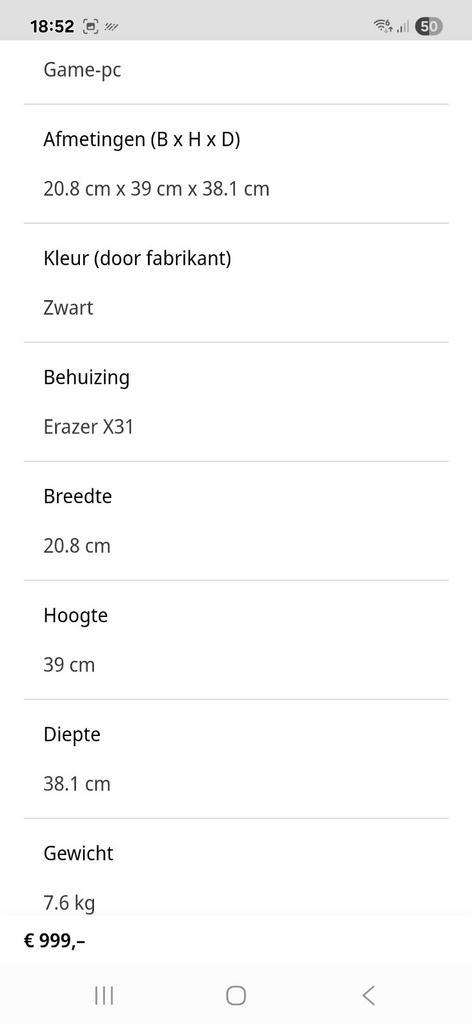 Medion Erazer Engineer X10 Game PC, Computers en Software, Desktop Pc's, Gebruikt, Met videokaart, Gaming, Verzenden
