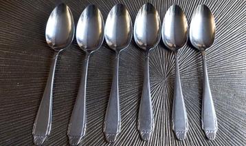 6 Vintage Gero Zilmeta diner lepel ontworpen Georg Nilsson beschikbaar voor biedingen