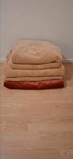 5  VINTAGE VELOURS GORDIJNEN IN 1 KOOP, Huis en Inrichting, Stoffering | Gordijnen en Lamellen, Ophalen, 200 cm of meer, Zo goed als nieuw