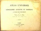 Atlas Universel; Schr Guillemin; Uitg Langlume; 1849; 50 pl., Boeken, Gelezen, Ophalen of Verzenden, Landkaart, 1800 tot 2000