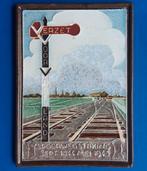 Porceleyne Fles 1945 Spoorwegstaking Cloissone tegel (10), Ophalen of Verzenden