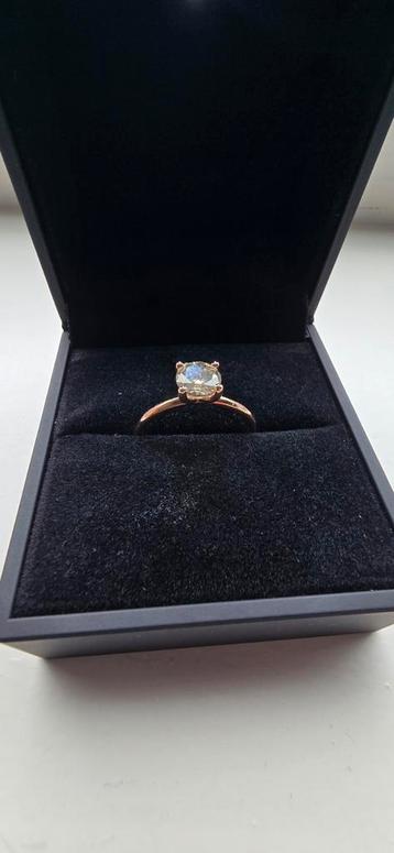 Ring 1.04ct. Diamant (Natuurlijk gekleurd) - IGI Certificaat beschikbaar voor biedingen