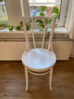 Witte houten stoel, Huis en Inrichting, Stoelen, Ophalen, Gebruikt, Wit, Eén