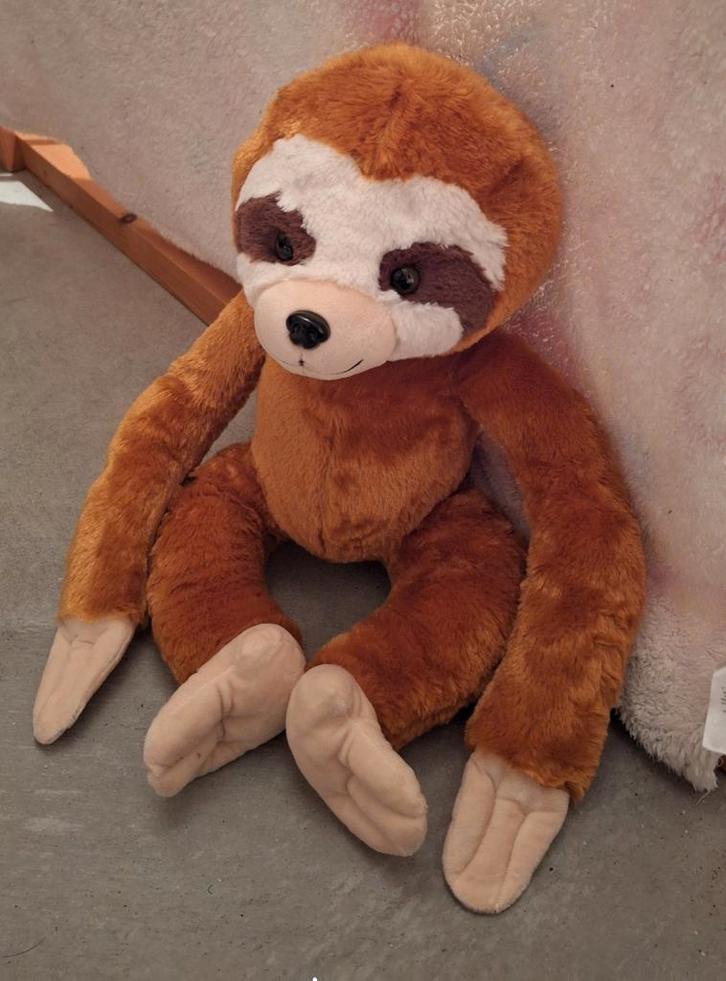 Grote luiaard knuffel, Kinderen en Baby's, Speelgoed | Knuffels en Pluche, Zo goed als nieuw, Overige typen, Ophalen of Verzenden