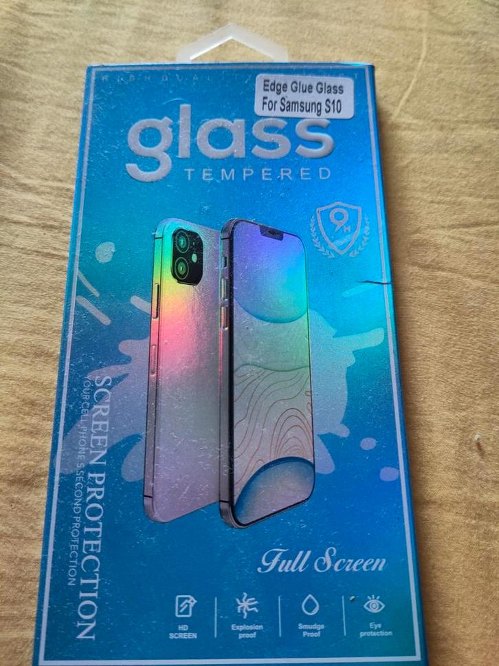 Samsung S10 Screenprotector - Tempered Glass, Telecommunicatie, Mobiele telefoons | Toebehoren en Onderdelen, Ophalen of Verzenden