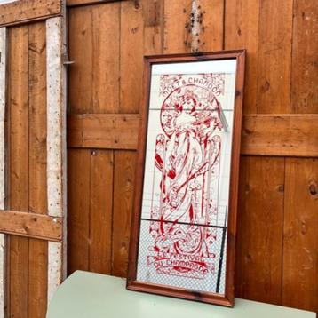 Spiegel Moet & Chandon Champagne pubspiegel origineel 87 cm beschikbaar voor biedingen