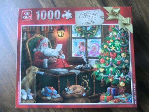 Puzzel 1000 stukjes met als thema KERSTMIS, Hobby en Vrije tijd, Denksport en Puzzels, Zo goed als nieuw, Legpuzzel, 500 t/m 1500 stukjes