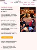 2 tickets theatershow Dichterbij, Twee personen, December, Overige typen