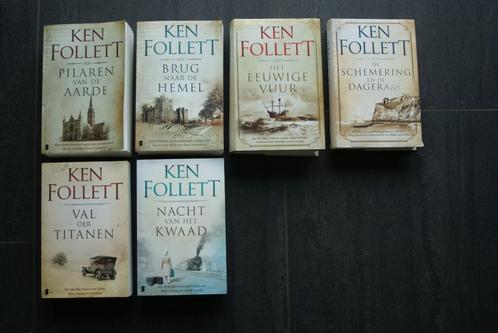 KEN FOLLETT (Pilaren van de aarde - Val der titanen - Nacht, Boeken, Literatuur, Zo goed als nieuw, Ophalen of Verzenden