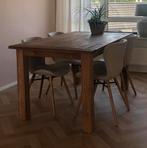 Teak houten eettafel 160x90cm, Huis en Inrichting, Tafels | Eettafels, Ophalen, Teakhout, 50 tot 100 cm, Zo goed als nieuw