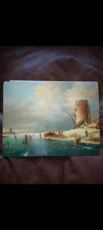 P.c Steenhouwer olieschilderijen op paneel, Antiek en Kunst, Ophalen of Verzenden