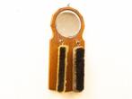 Houten wandborstelset met spiegel 35072