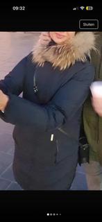 Woolrich Jas origineel met bon - Zwart - Maat 14 dus 164, Ophalen of Verzenden, Gedragen, Maat 52/54 (L), Zwart