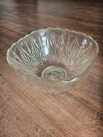 Glazen schaal met patroon, Schaal, Ophalen of Verzenden, Ovaal, Glas