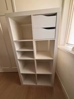 IKEA Kallax kast met lades, Huis en Inrichting, Kasten | Boekenkasten, Kunststof, Gebruikt, 100 tot 150 cm, Met lade(s)
