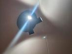 Plafond lamp, Ophalen, Gebruikt, Metaal of Aluminium