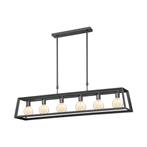 Home Sweet Home Sito 6 Lichts Hanglamp Zwart, nieuw, Huis en Inrichting, Ophalen of Verzenden, Nieuw, Metaal, Minder dan 50 cm