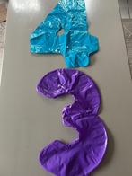 Gratis verjaardagsversiering opblaasbare 3 en 4, Ophalen, Gebruikt, Versiering, Verjaardag
