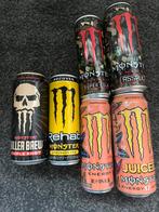 Monster energy blikken, Verzamelen, Blikken, Ophalen of Verzenden, Zo goed als nieuw, Overige