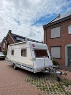 Nette Bürstner Fun TS 400 - 4 pers. caravan vakantie klaar!, Caravans en Kamperen, Vast bed, Schokbreker, Treinzit, Particulier