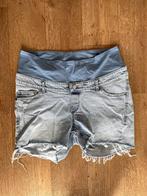 Korte zwangerschapsbroek H&M, Blauw, Maat 42/44 (L), Ophalen of Verzenden, Zo goed als nieuw