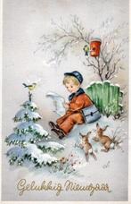 ansichtkaart postbode, Verzenden, 1960 tot 1980, Gelopen, Kinderen