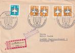 Poststuk uit Duitsland DDR met bijzondere stempel., Postzegels en Munten, Brieven en Enveloppen | Buitenland, Envelop, Ophalen of Verzenden