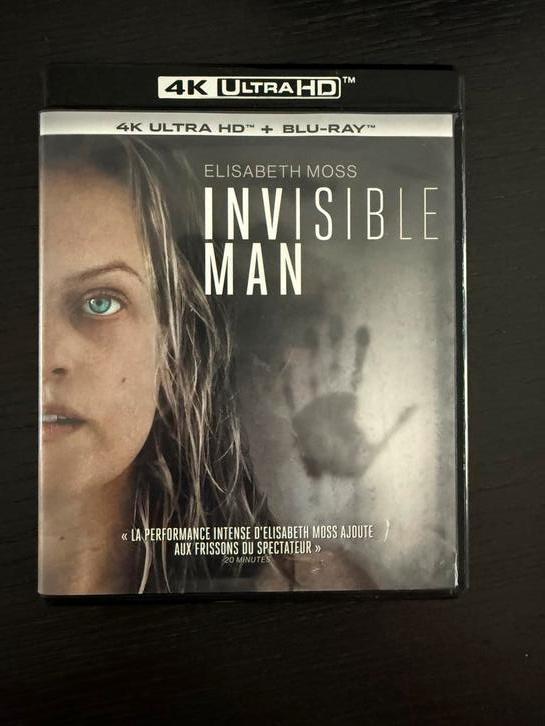 Invisble Man 4K Bluray, Cd's en Dvd's, Blu-ray, Zo goed als nieuw, Ophalen of Verzenden