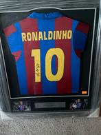 Gesigneerd Ronaldinho Shirt R10 Ingelijst, Verzamelen, Sportartikelen en Voetbal, Ophalen, Zo goed als nieuw, Buitenlandse clubs
