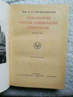 Van Kranendonk - Geschiedenis v/d Amerikaanse Literatuur, Ophalen of Verzenden, Gelezen, Prof. A.G. van Kranendonk