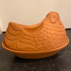 RÖMERTOPF KIP OVENSCHAAL., Huis en Inrichting, Keuken | Potten en Pannen, Ophalen of Verzenden, Zo goed als nieuw, Overige materialen