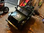 Willys Jeep Army 3-persoons kids 24 volt zgan!!, Kinderen en Baby's, Speelgoed | Buiten | Accuvoertuigen, Ophalen of Verzenden