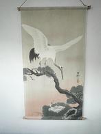 Japanse Kraanvogel op tak pijnboom, wandkleed., Ophalen of Verzenden, Zo goed als nieuw