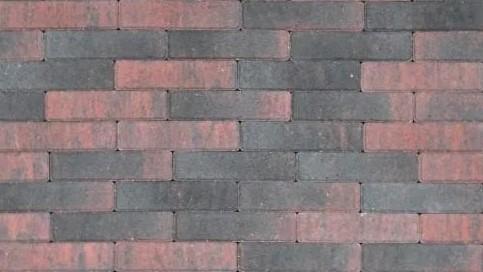 Opruiming waalformaat betonklinkers rood-zwart, Tuin en Terras, Tegels en Klinkers, Nieuw, Klinkers, Beton, Ophalen of Verzenden