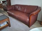 leren driezitsbank Stressless, Ophalen, Zo goed als nieuw, 75 tot 100 cm, 200 tot 250 cm