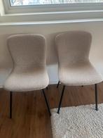 Boucle eetkamerstoelen beige, Huis en Inrichting, Stoelen, Ophalen, Gebruikt, Twee, Overige kleuren