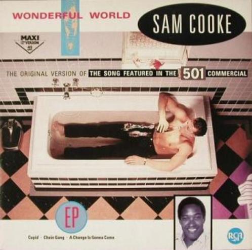 Sam Cooke - Wonderful World (Maxi Single), Cd's en Dvd's, Vinyl | R&B en Soul, Zo goed als nieuw, R&B, 1980 tot 2000, 12 inch