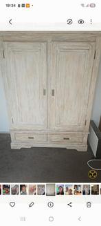 Mooie broodkast. Geschuurd en zelf met krijtverf in gewass, Gebruikt, 100 tot 150 cm, Eikenhout, Ophalen of Verzenden