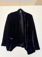 Zwarte velour blazer Bershka, Kleding | Dames, Zwart, Zo goed als nieuw, Jasje, Maat 36 (S)