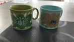 Flowers Engels Retro design mokken  Staffordshire  70s, Ophalen of Verzenden