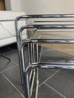 Set van 4 Thonet B9 bijzettafels, 45 tot 60 cm, Minder dan 55 cm, Thonet, Design