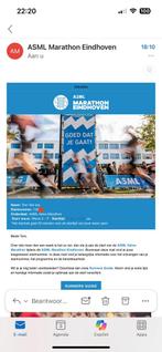 Startbewijs halve marathon Eindhoven 2025, Sport en Fitness, Loopsport en Atletiek, Ophalen of Verzenden, Nieuw, Overige typen