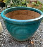 Grote Spaanse bloempot, Tuin en Terras, Ophalen, 40 cm of meer, Rond, Tuin