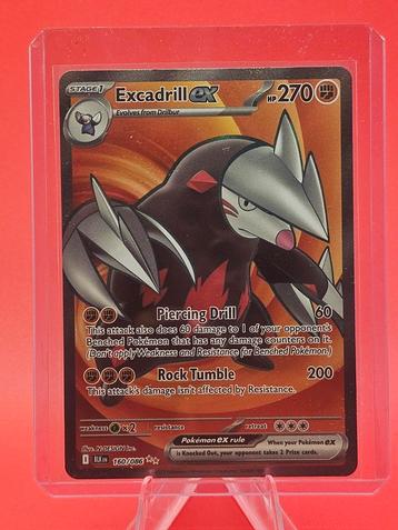 Excadrill Ex 160/086 Ultra Rare Black Bolt  beschikbaar voor biedingen