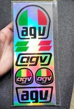 AGV Italia 7x Reflective motogp Sticker Decal Set, Nieuw, Verzenden