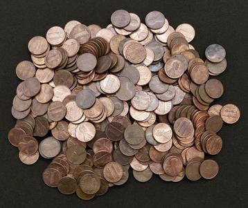 Partij 1 cent munten USA & Canada – ruim 390 stuks beschikbaar voor biedingen