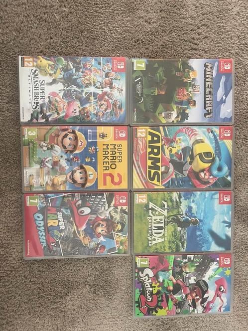 Nintendo switch spellen, (Zie beschrijving voor prijs), Spelcomputers en Games, Games | Nintendo Switch, Zo goed als nieuw, Overige genres