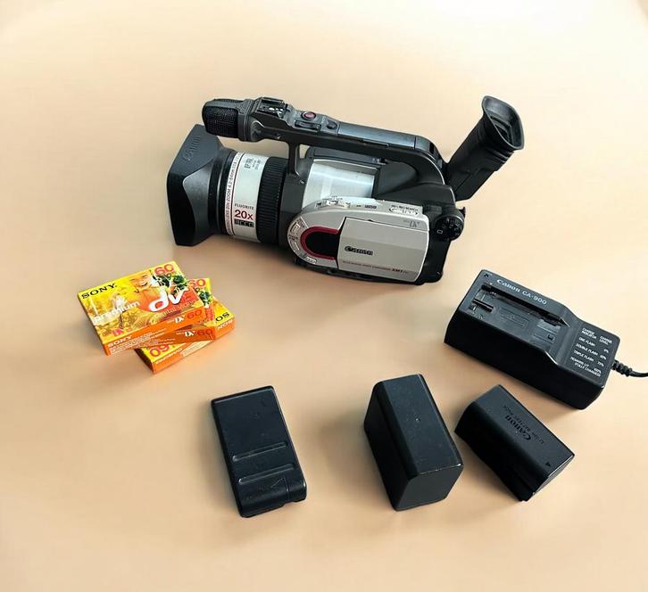 Canon XM1 Videocamera met accessoires, Audio, Tv en Foto, Videocamera's Analoog, Camera, Overige soorten, Ophalen of Verzenden