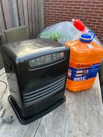 Qlima Petroleumkachel + 20 liter petroleum, Huis en Inrichting, Ophalen, Overige brandstoffen, Petroleumkachel, Zo goed als nieuw