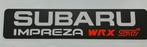SUBARU IMPREZA WRX STI   -     kentekenplaat - reclamebord, Ophalen of Verzenden, Zo goed als nieuw, Auto's